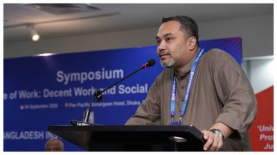 টেকসই কর্মসংস্থান ও নিরাপদ কর্মপরিবেশ গঠনে সরকার বদ্ধপরিকর: মাহ্দী আমিন