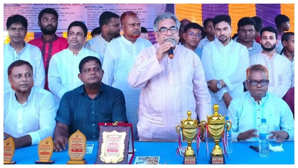 মাদক-জুয়া থেকে যুবসমাজকে রক্ষায় খেলাধুলার বিকল্প নেই: প্রিন্স