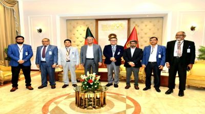 রাষ্ট্রপতির সঙ্গে জাতীয় বিশ্ববিদ্যালয়ের ভাইস-চ্যান্সেলরের সাক্ষাৎ