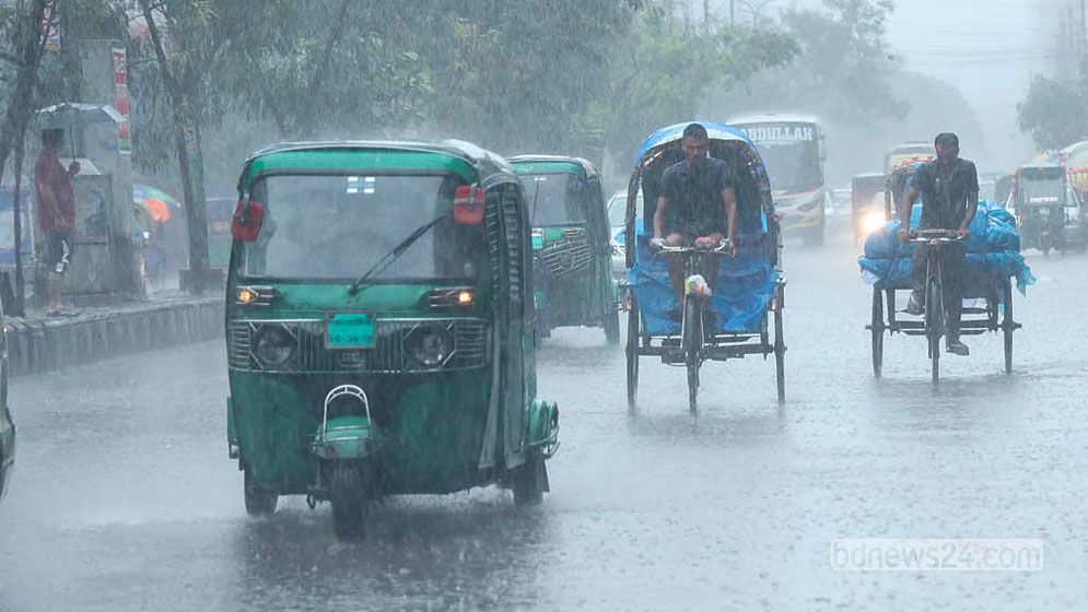 ৭ জেলায় ঝোড়ো হাওয়াসহ বৃষ্টির পূর্বাভাস