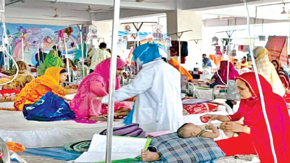 ২৪ ঘণ্টায় হামের উপসর্গে ৫ শিশুর মৃত্যু, হাসপাতালে ১,২৮৩