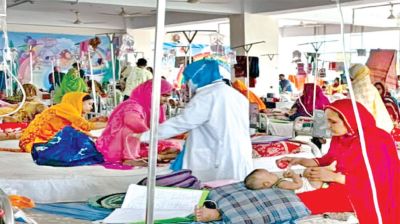 ২৪ ঘণ্টায় হামের উপসর্গে ৫ শিশুর মৃত্যু, হাসপাতালে ১,২৮৩