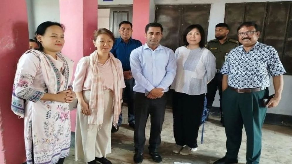 সুনামগঞ্জে স্কুল পরিদর্শন করলো জাইকা প্রতিনিধি দল