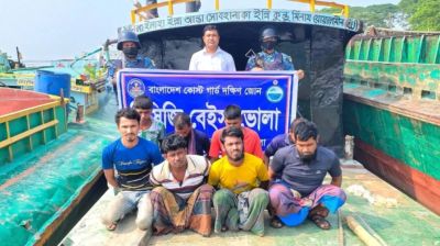 ভোলায় ৪ ড্রেজার ও বাল্কহেডসহ আটক ৮, ৭ জনের কারাদণ্ড