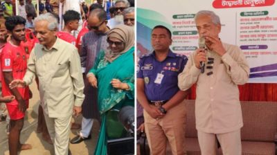 যুবসমাজকে মাদক ও সাইবার অপরাধ থেকে দূরে রাখতে খেলাধুলার বিকল্প নেই