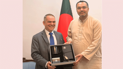 ফুলব্রাইট স্কলারশিপসহ শিক্ষা সহযোগিতা বাড়াতে মার্কিন দূতাবাসের সঙ্গে মাহ্‌দী আমিনের বৈঠক