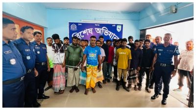 নীলফামারীতে আসামি ছিনতাইয়ের চেষ্টা, গ্রেপ্তার ৩৪