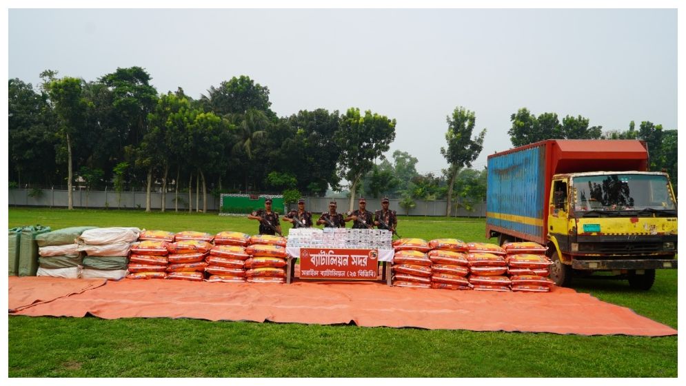 ব্রাহ্মণবাড়িয়ায় কোটি টাকার ভারতীয় চোরাই পণ্য জব্দ