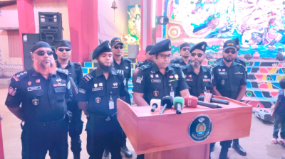 ঠাকুরগাঁওয়ে ৪৭৮ পূজামণ্ডপে এসআরবির নিরাপত্তা