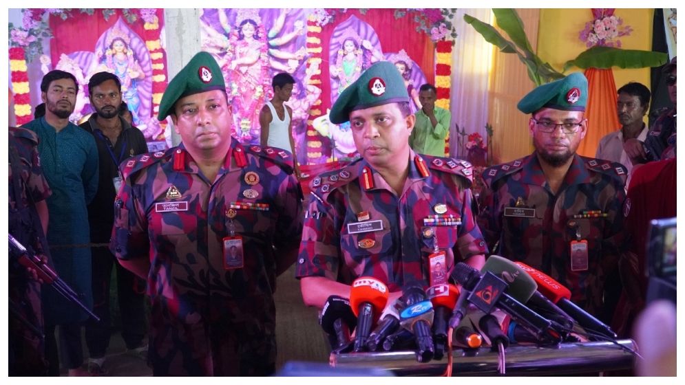 দুর্গাপূজার নিরাপত্তায় শ্রীমঙ্গলে ৩৪ প্লাটুন বিজিবি মোতায়েন