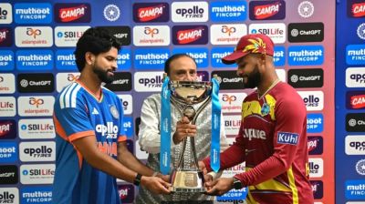 বৃষ্টিতে পরিত্যক্ত সিরিজ নির্ধারণী ম্যাচ, শিরোপা ভাগাভাগি ভারত-উইন্ডিজের