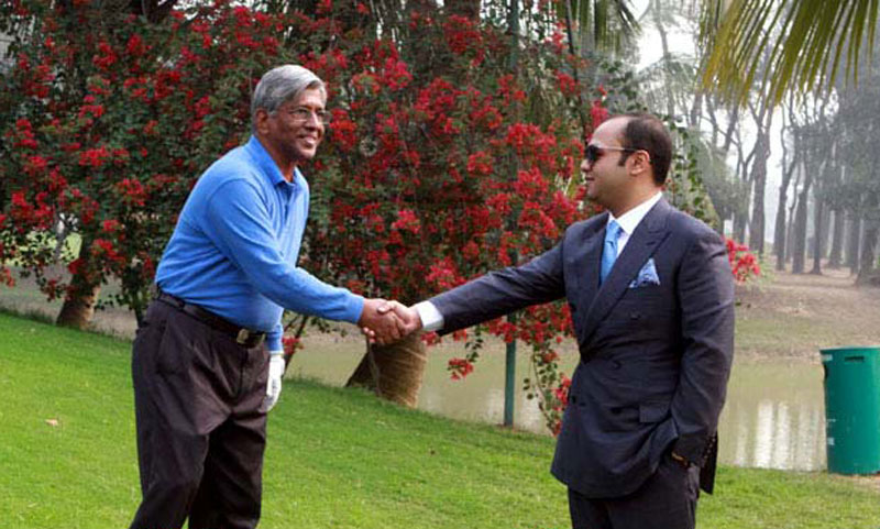 Safwan Sobhan visits Kurmitola Golf Club