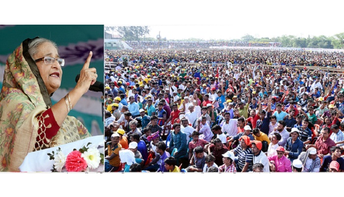Sheikh Hasina again seeks vote for Awami League