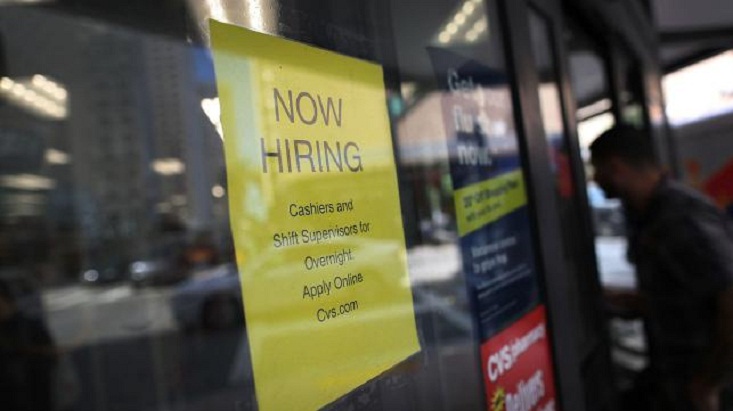 US unemployment rate near 10-year low