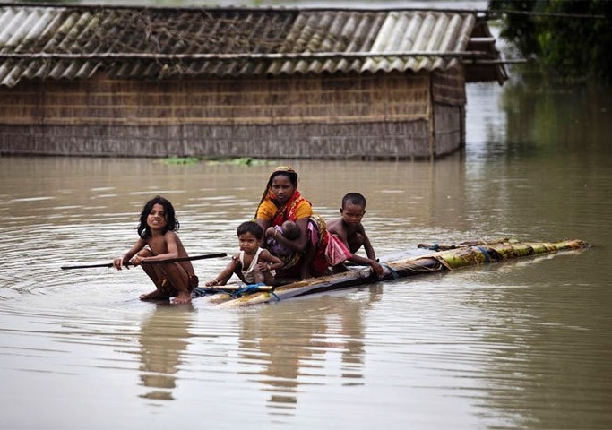 More 45 villages submerged in Natore