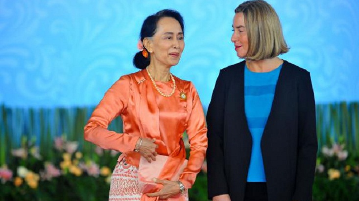 EU diplomat 'encouraged' by Rohingya talks with Suu Kyi