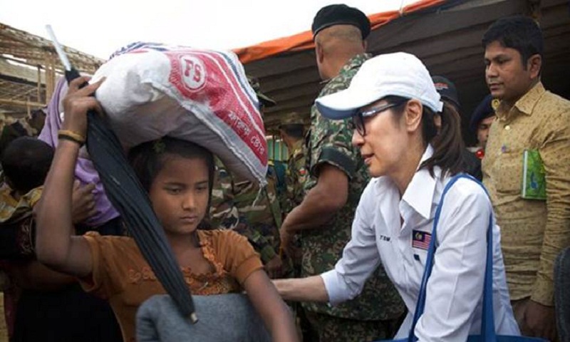 Hollywood star Michelle Yeoh calls Rohingya condition ‘despicable’
