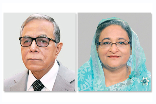 President greets Hasina for Awami League’s 3rd consecutive win