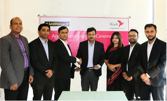 bKash payment accepted at Leatherex stores