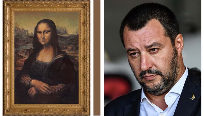 Italy should take back the Mona Lisa, Salvini jokes