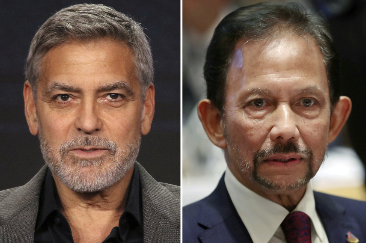 George Clooney calls for boycott of hotels over anti-gay law