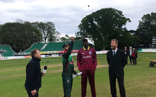 Bangladesh win toss, choose to bowl against West Indies in tri-series final