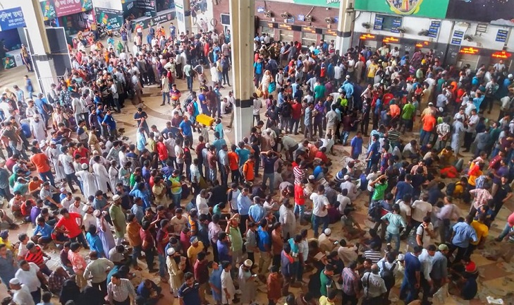 Online train ticket seekers in trouble