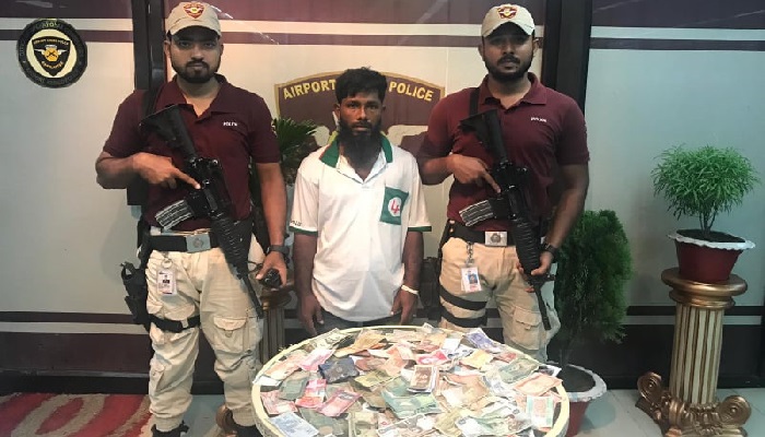 Man arrested with currency notes of 46 countries at Dhaka airport
