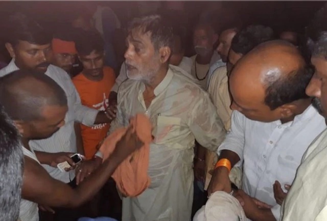 BJP MP Ram Kripal Yadav falls into river during visit to flood-hit areas (Video) 
