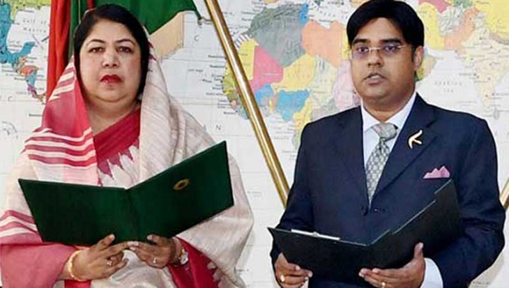 Jatiya Party MP Saad Ershad takes oath