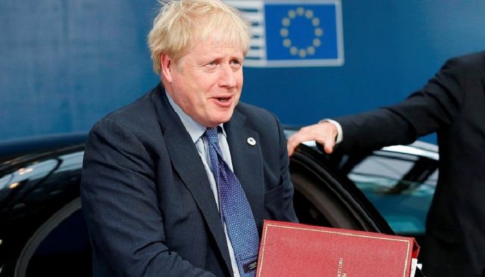 Johnson returns to London to drum up support for Brexit deal