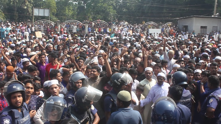 Case filed accusing 5,000  unidentified people in Bhola clash