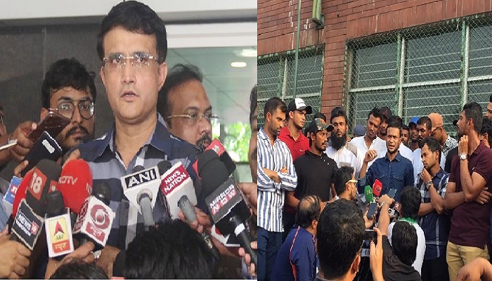 What Sourav says about Bangladesh cricketers' strike