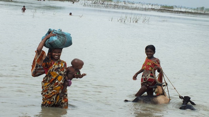 Over 19mn Bangladeshi kids at front line of climate change disasters: UN report

