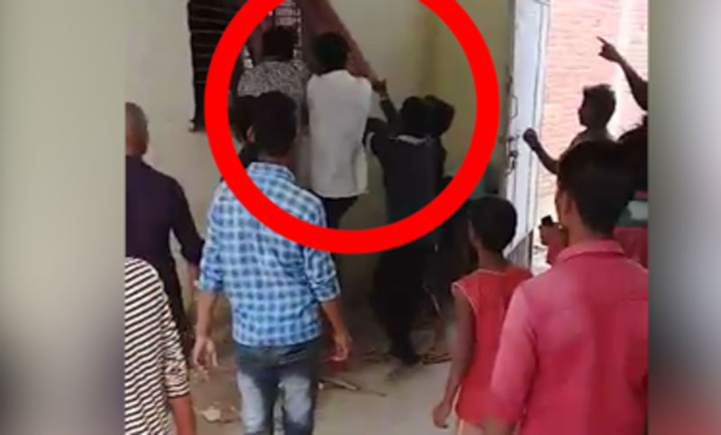 Allahabad students assault teacher, video goes viral