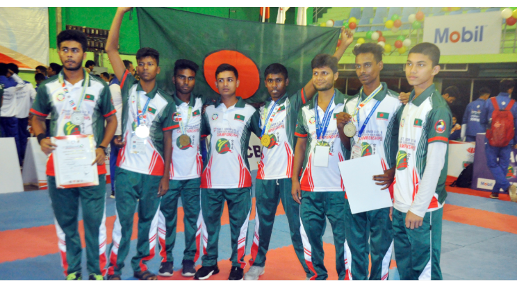 S Asian Karate Championship: Bangladesh men’s junior team win gold