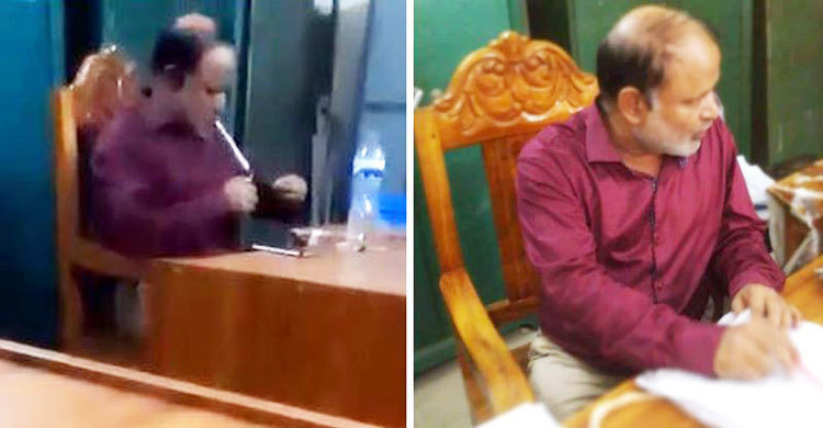 Taking Yaba in office: Mymensingh land office employee withdrawn