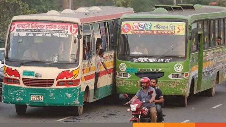 Transport workers block Dhaka-Mymensingh highway in Gazipur