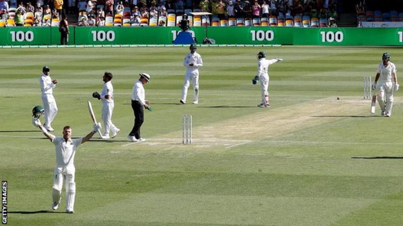 
Australia v Pakistan: David Warner century gives home side control