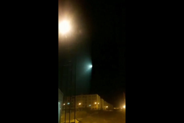 Video shows Ukrainian plane being hit over Iran (Watch)