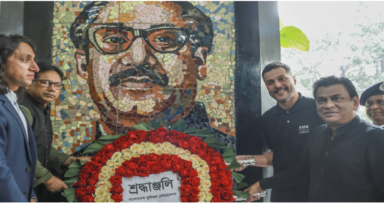 Júlio César visits Bangabandhu Museum