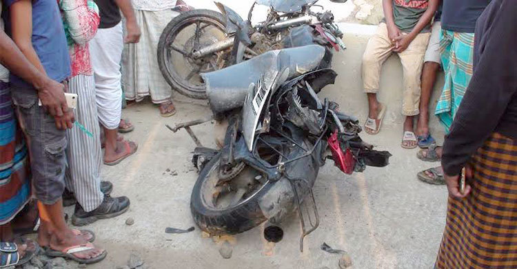 Three students killed as train hits macrocycle in Gopalganj