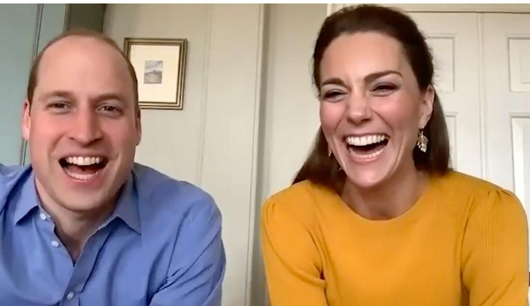 Prince William and Kate video call children at school to boost morale