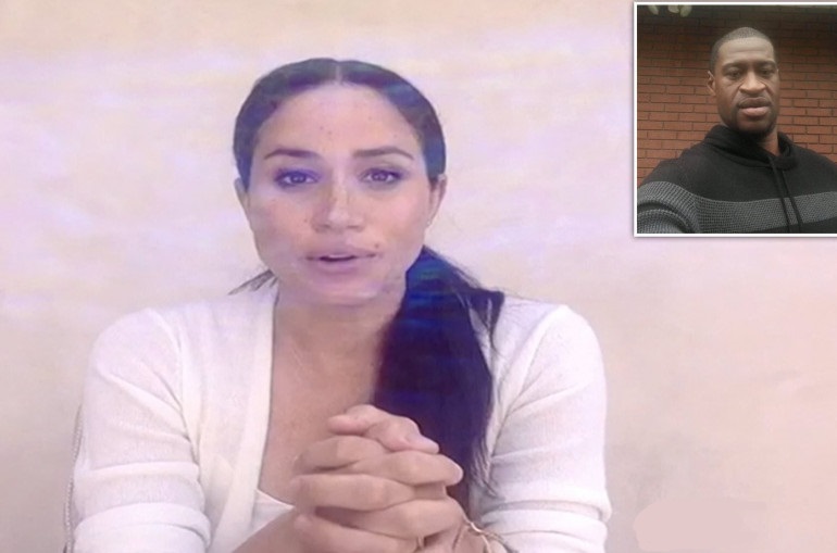  Meghan Markle pays tribute to George Floyd