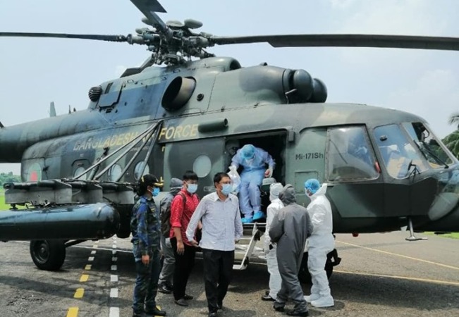 Corona infected CHT Affairs Minister airlifted to Dhaka