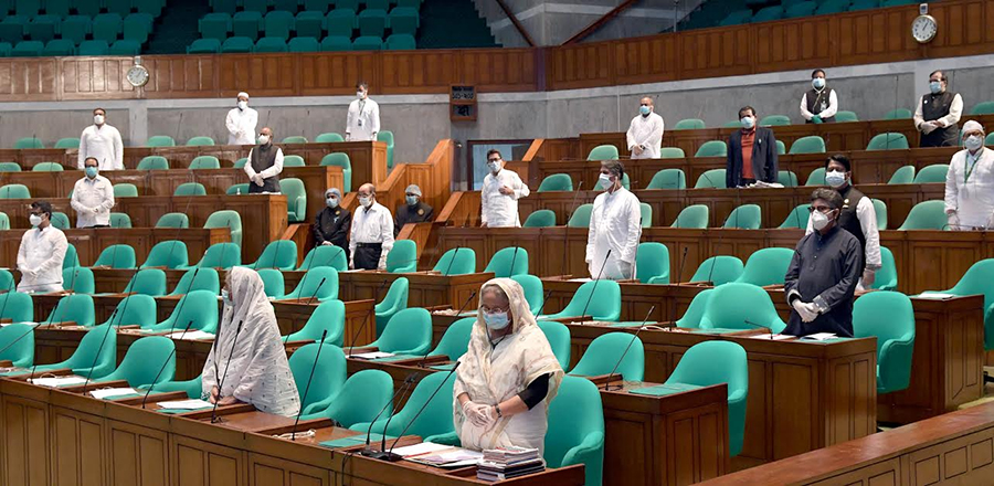 JS adopts obituary reference on Nasim and Sheikh Abdullah

