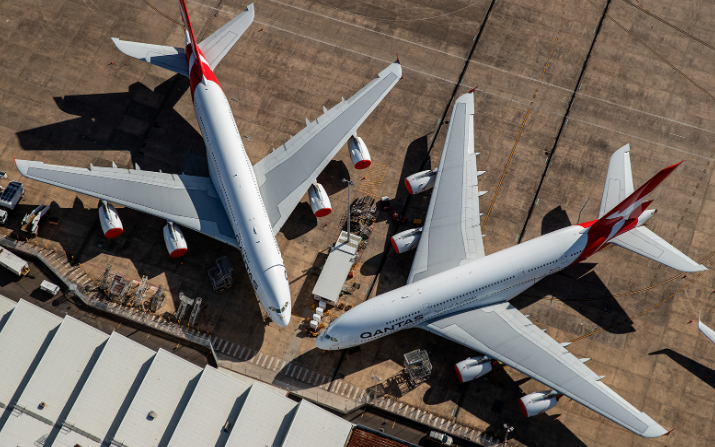 Qantas airlines cancels most international flights until October