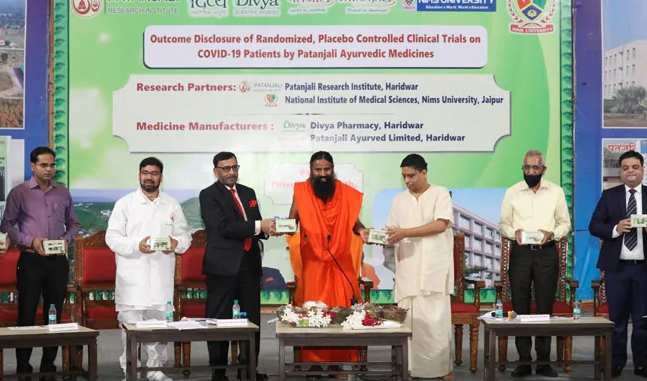 Patanjali didn't mention COVID-19 while seeking drug license