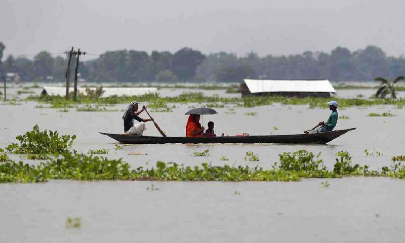 Floods and mudslides in Assam: Death toll climbs to 77