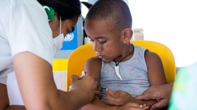 Child vaccinations fall sharply amid pandemic, UN says